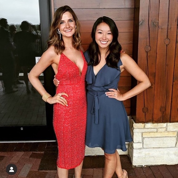 X Revolve Kendall Dress in Ruby Red (Sold Out) - Picture 2 of 2